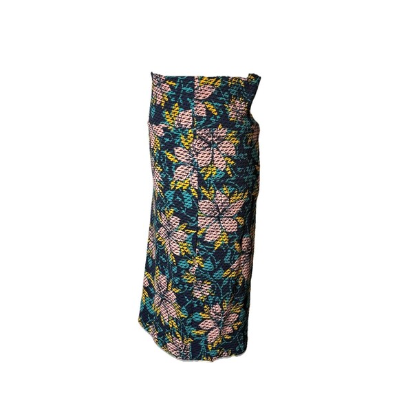 LULAROE Cassie Pencil Skirt Floral Textured Stretch Size S EUC - Picture 4 of 7